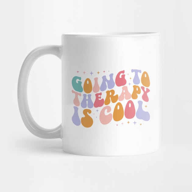 Retro Mental Health, Going to Therapy is Cool by mcoshop